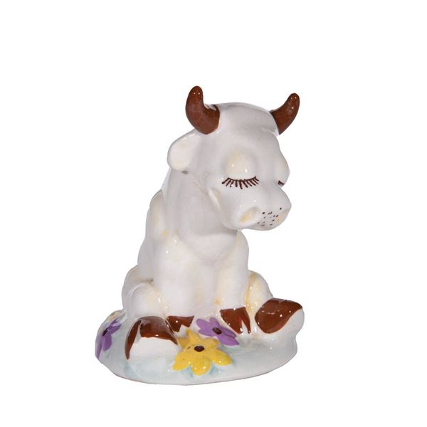 A Ferdinand the Bull Ceramic Figure.