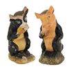 Image 1 : A Pair of Ferdinand the Bull Ceramic Figurines.