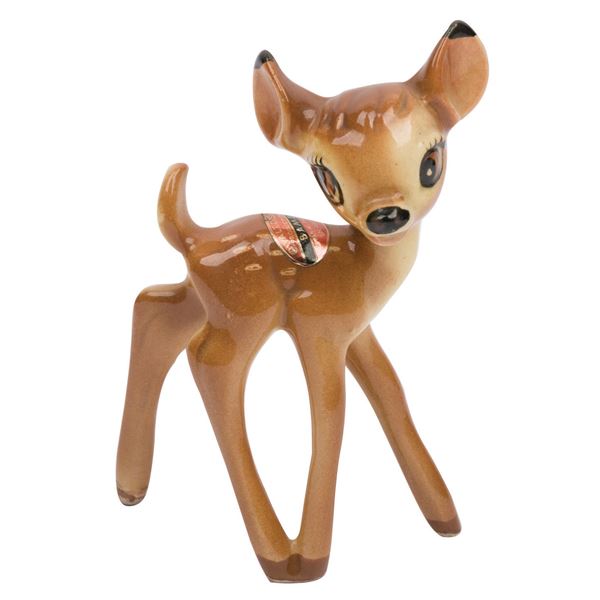 A Shaw Pottery Bambi Ceramic Figurine.