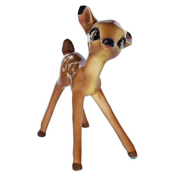 A Shaw Pottery Bambi Ceramic Figurine.