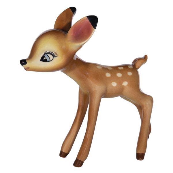 A Metlox Bambi Ceramic Figurine.