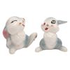 Image 1 : A Pair of Shaw & American Thumper Ceramic Figurines.