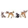 Image 1 : A Collection of Hagen-Renaker "Bambi" Figurines.