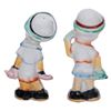 Image 2 : A Pinocchio Ceramic Salt & Pepper Shaker Set.