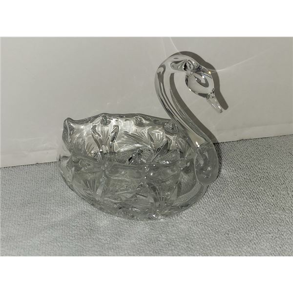 CRYSTAL SWAN JEWELLERY TRINKET HOLDER #3 (LARGE)