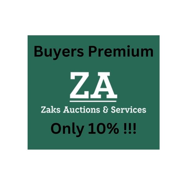10% BUYERS PREMIUM SHIPPING FOR ALL ITEMS