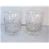 Image 1 : LOT OF 2 LOWBALL CRYSTAL GLASSES