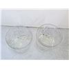 Image 2 : LOT OF 2 LOWBALL CRYSTAL GLASSES