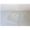 Image 2 : VINTAGE PINWHEEL CRYSTAL SQUARE PILLAR CANDLE HOLDER