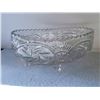 Image 1 : STATELY CRYSTAL FOOTED SERVING DISH