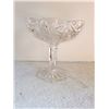 Image 1 : PEDESTAL CRYSTAL CANDY DISH