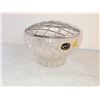 Image 1 : PINWHEEL CRYSTAL POTPOURRI GLASS DISH