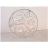 Image 1 : 3 SECTION CYRSTAL CONDIMENT SERVING DISH