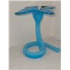 Image 2 : LIGHT BLUE MURANO GLASS FLOWER VASE
