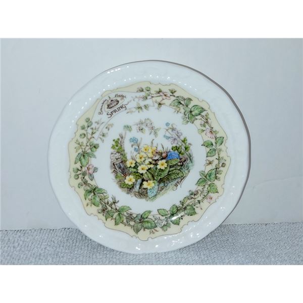 ROYAL DOULTON BRAMBLY HEDGE SPRING PLATE