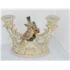 Image 1 : HANDPAINTED DANISH ORNATE GOLD TRIMMED BIRD CANDLESTICK HOLDER