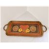 Image 2 : CLASSIC BEAUTIFUL ASIAN BRASS TEA SERVING PLATE