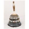 Image 1 : SINGED BY ARTIST ASIAN BRASS PAINTED BELL