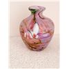 Image 1 : SIGNED BY ARTIST GLASS COLOURFUL VASE