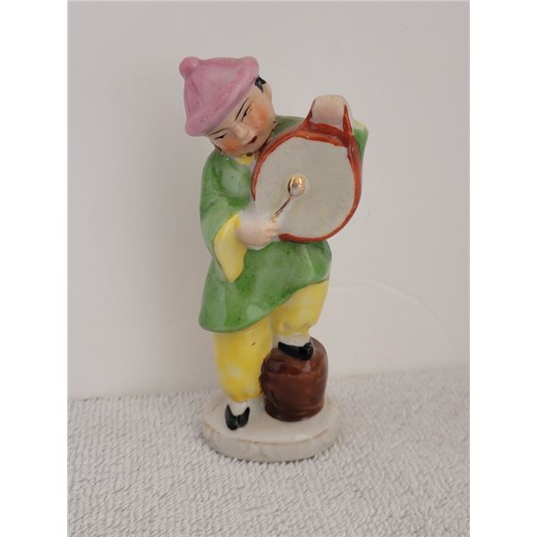 MADE IN OCCUPIED JAPAN DRUM PLAYER FIGURINE