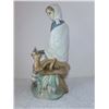 Image 2 : LLADRO GIRL SITTING ON BRANCH WATCHING A BIRD STATUE