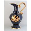 Image 1 : LIMOGES BLUE AND GOLD VASE