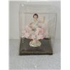 Image 1 : DRESDEN 450 GIRL IN PINK AND WHTE DRESS IN BOX