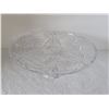 Image 1 : BEAUTIFUL CRYSTAL PEDESTAL CAKE PLATTER