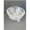 Image 1 : CRYSTAL FOOTED CANDY DISH 6" X 3"