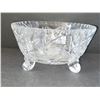 Image 3 : CRYSTAL FOOTED CANDY DISH 6" X 3"