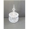 Image 1 : CRYSTAL LIDDED DISH 3.25" X 5.5"