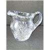 Image 2 : CRYSTAL SUGAR & CREAMER SET WITH UNDERPLATE