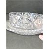 Image 3 : CRYSTAL LIDDED RELISH DISH 6" X 3.5"