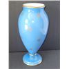 Image 3 : BLUE LIMOGES VASE 4" X 10"