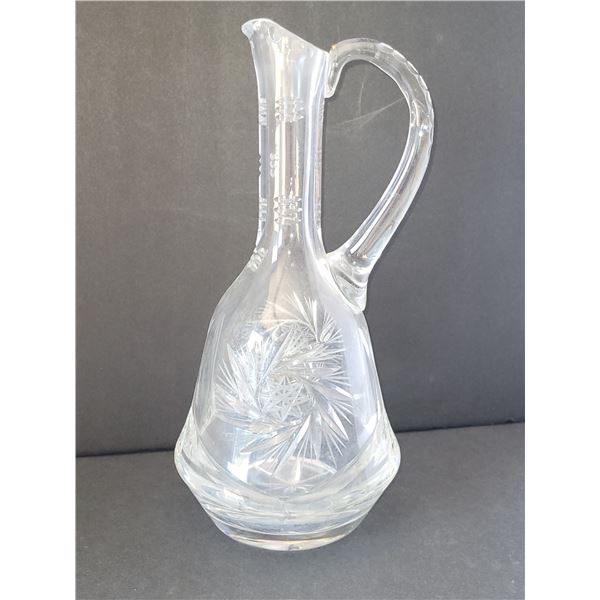 CRYSTAL DECANTER 5.25" X 11"