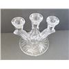 Image 2 : CRYSTAL TULIP MENORA CANDLESTICK HOLDER