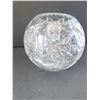 Image 1 : LARGE CYRSTAL VASE 6.75" X 7"