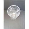 Image 4 : LARGE WIDE MOUTH CRYSTAL VASE 4.75" X 8"
