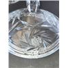 Image 4 : TALL LIDDED CRYSTAL CANDY DISH 6" X 9.5"