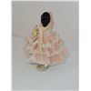 Image 3 : SMALL DRESDEN DANCING LADY STATUE 4" X 5"