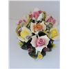 Image 3 : CAPODIMONTE ROSE TABLE DECOR 7.75" X 4"
