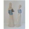 Image 3 : PAIR OF VINTAGE LLADRO LIKE STATUES 10.25" T & 11" T
