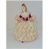 Image 1 : IRELAND DRESDEN WHITE AND PINK LADY STATUE 4.5" X 5.5"
