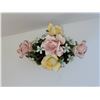 Image 2 : CAPODIMONTE 5 ROSE TABLE DECOR 7" X 5"