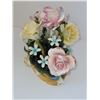 Image 3 : CAPODIMONTE 5 ROSE TABLE DECOR 7" X 5"