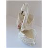 Image 3 : VERY LARGE CAPODIMONTE SWANS TABLE DECOR 16" X 11"