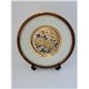 Image 1 : CHOKIN 24K GOLD EDGE PEONIES PLATE 6.5"