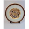 Image 2 : CHOKIN 24K GOLD EDGE PEONIES PLATE 6.5"