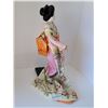 Image 2 : GEISHA GIRL ON WOODEN PLATFORM 7" X 15.5"