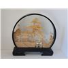 Image 1 : LARGE CHINESE CORK ART CARVING 10.5" X 14.5"